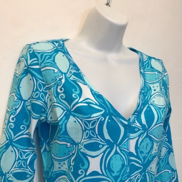 Lilly Pulitzer Rare
Ariel Blue
“What a Racket” print
Juliet Cotton Dre… - Picture 2 of 10